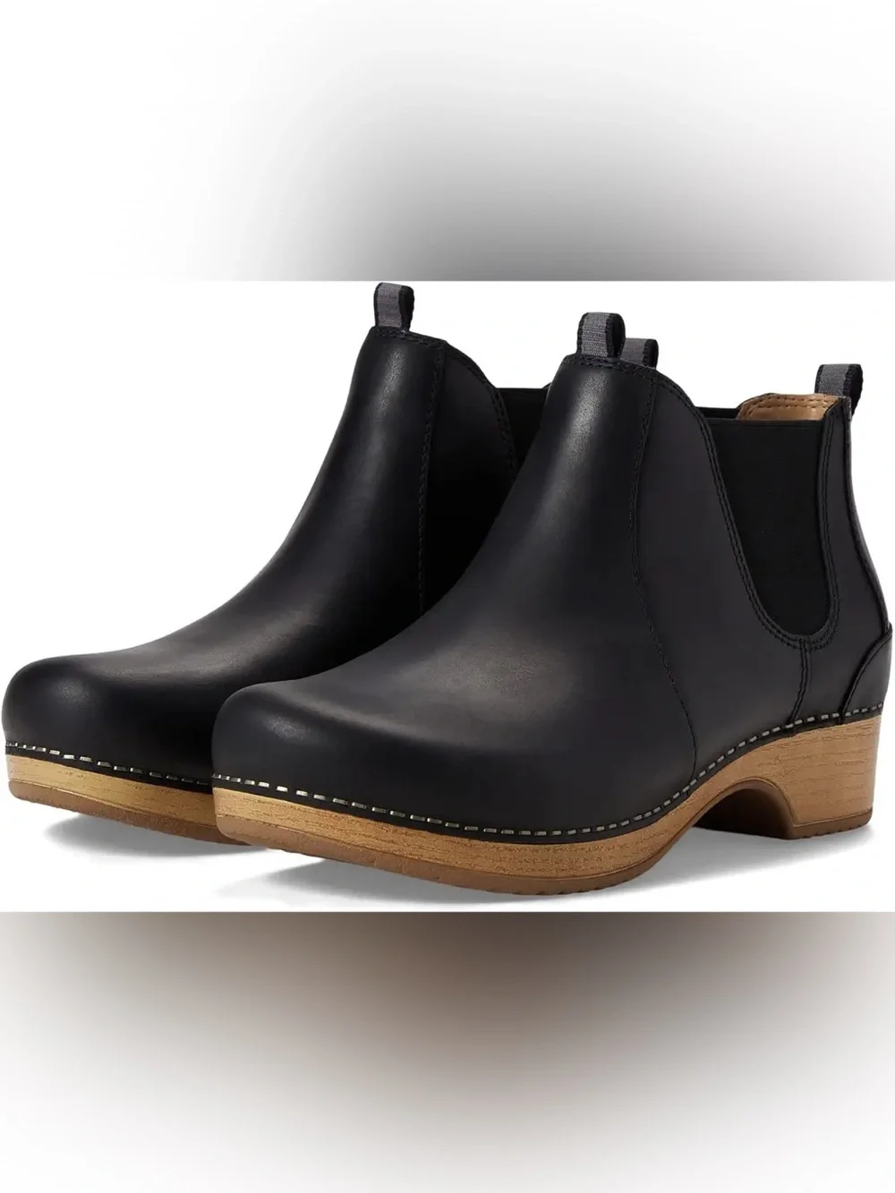Women’s 38 Dansko Becka Boots in black oiled leather - Picture 1 of 11